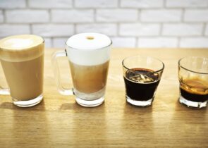 不同类型的浓缩咖啡饮料