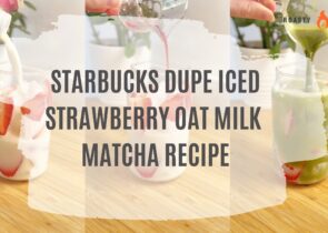 StarbucksDupeIced草莓Oat牛奶匹配