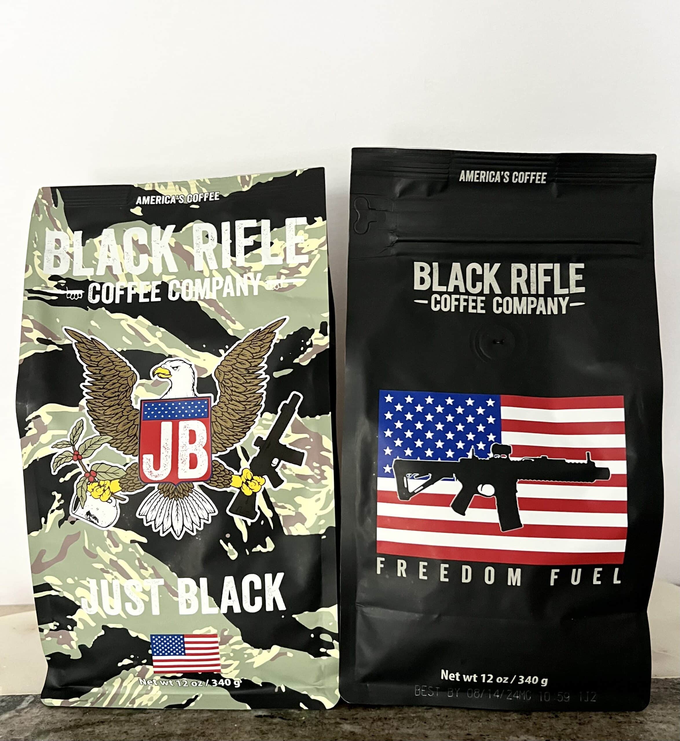 两包不同的黑步枪咖啡