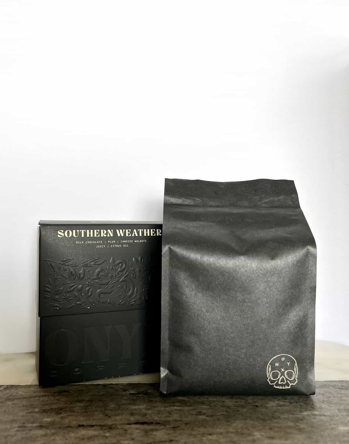 packaging-of-Onyx-Coffee-Lab-Southern-Weather-coffee-next-to-the-shipping-box-scaled